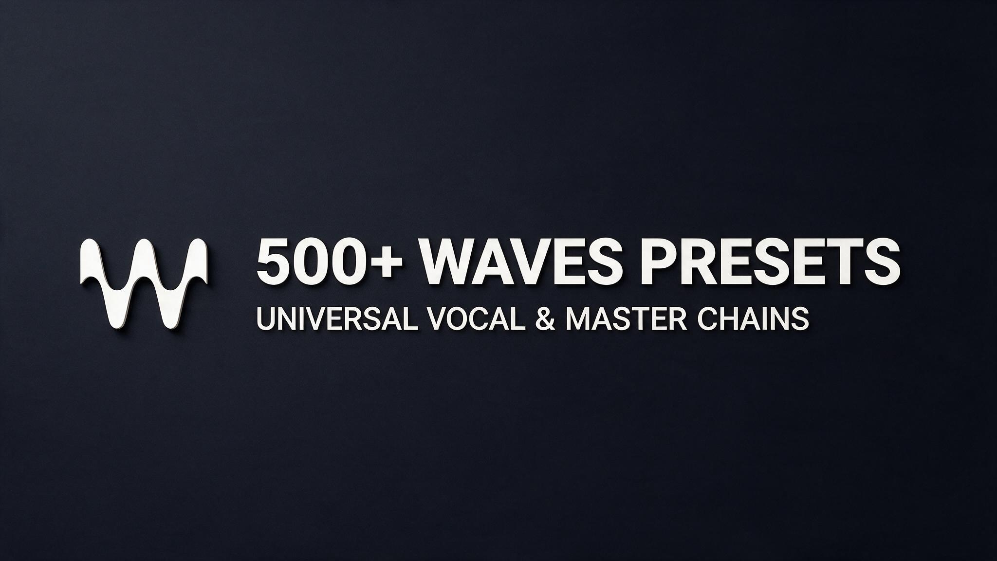 Waves Premium Presets Pack (500+ Waves Plugins Presets)